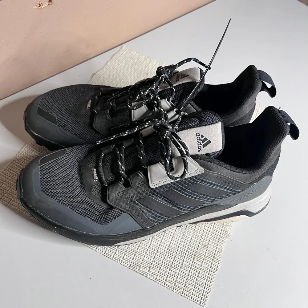 Adidas Terrex Eastrail Mens Hiking Shoes Black Trail Sneakers FU7237‎ Size 11